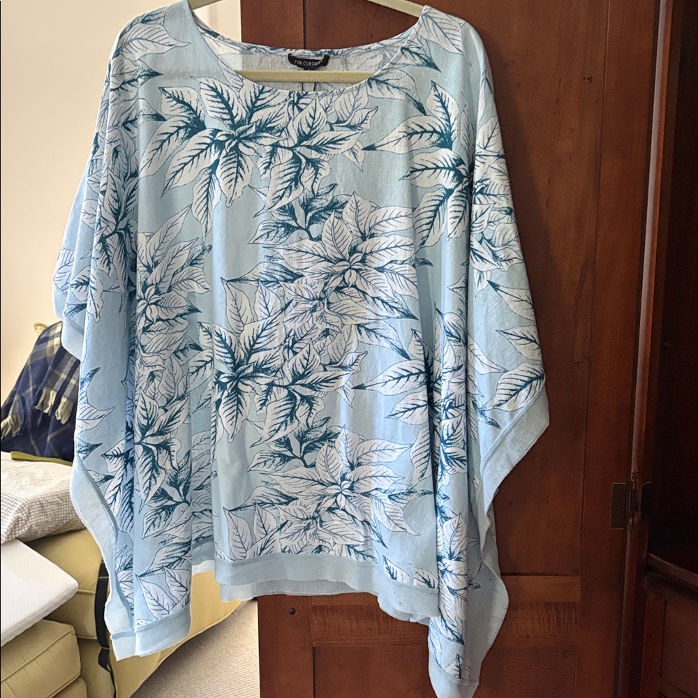 For Cynthia Tunic Top Caftan.  Linen blend.